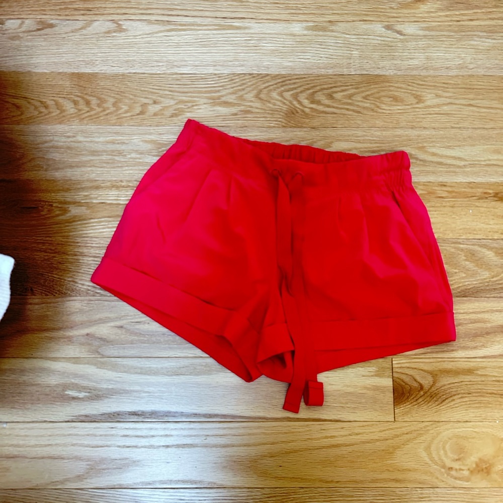 Pink lululemon shorts